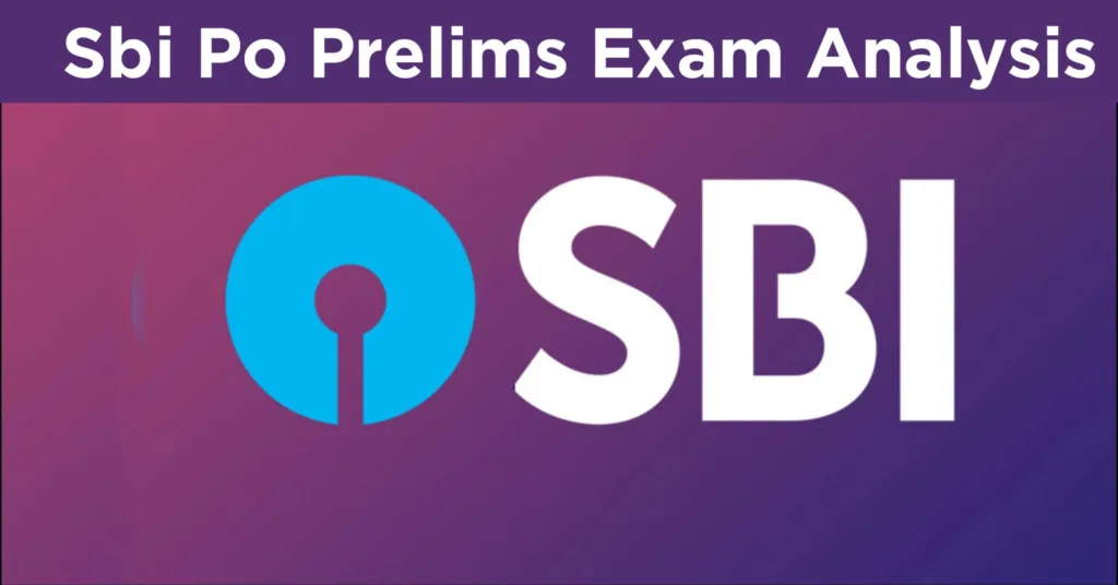 sbi po prelims exam analysis